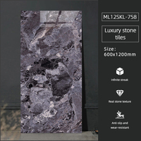 Vente en gros d'usine Carreaux muraux en pierre de luxe 750X1500 & 600X1200 Carreaux de sol modernes antidérapants pour salon Pierre de luxe