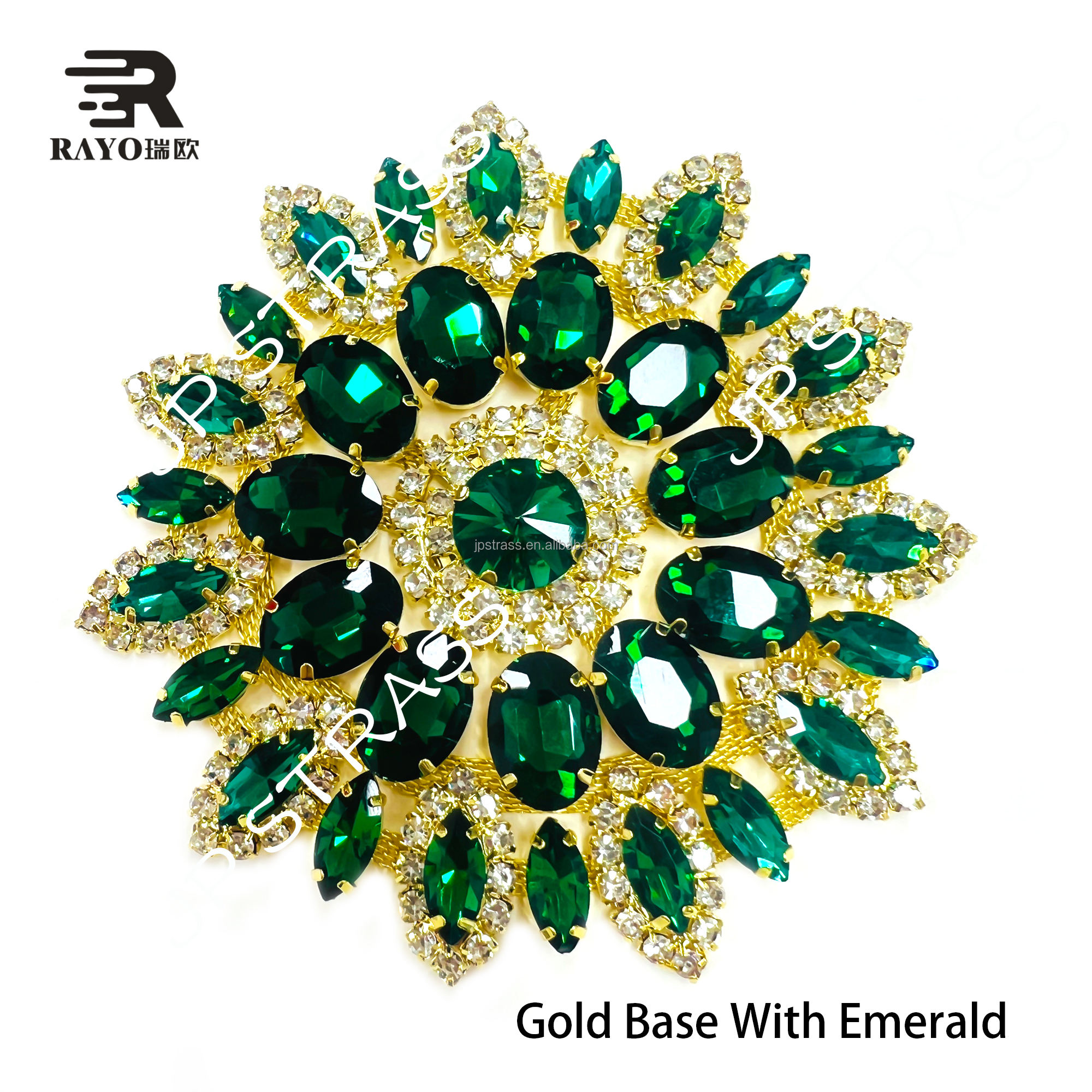 émeraude à base d'or