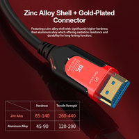 Cable de Fibra Óptica HDMI AV de Alta Velocidad A149-1, Durabilidad de Grado Industrial, Ultra HD 8K 60Hz, Conector CMP para Monitores