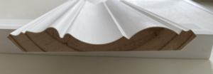 Moulures de plafond en bois massif, corniche en bois - Product Image 3