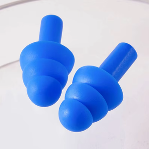 Bouchons d'oreilles en silicone lavables et réutilisables, bouchons anti-bruit pour dormir, étudier, voyager, logo personnalisé disponible - Product Image 2