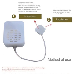 Juguete de Peluche Grabable con Caja de Música, Generador de Sonido DIY, Muñeca con Función de Confesión, Colgante, Caja de Música de Plástico, Grabación de Sonido Estable - Product Image 6