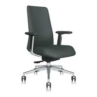 Chaises de bureau de direction ergonomiques pivotantes en cuir de luxe pour la vente en gros