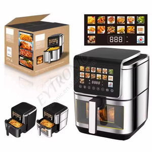 Friteuses à air intelligentes électriques 6L, nouveau design, multifonctionnelles, sans huile, avec écran tactile, vente en gros - Product Image 5