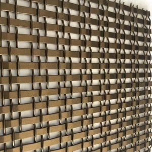 רשת גדר דקורטיבית ממתכת ארוגה מקורית מהמפעל - Product Image 2