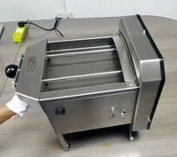 Trancheuse à bananes électrique automatique en acier inoxydable, machine à trancher les plantains/machine à couper les chips de bananes HJ-A50