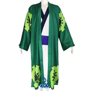 Disfraz de Cosplay de Roronoa, <span class=keywords><strong>Kimono</strong></span> de Anime, Túnica de Zoro, Uniforme, Atuendo de Halloween <span class=keywords><strong>con</strong></span> Pendientes para Comic <span class=keywords><strong>Con</strong></span> - Product Image 3
