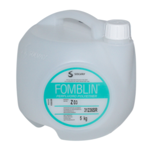 Solvay Fomblin Z 03 Perfluoropolieter (PFPE) Fluidos de lubricación de alto vacío Embalaje original Caja de 5kg Suministro global confiable - Product Image 6