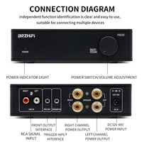 BRAHIFI PAD-30 Amplificateur de puissance numérique à double cœur TPA3255 haute fidélité, solution audio de qualité professionnelle pour un usage domestique