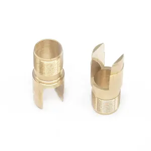 Beryllium Tube Parts With Threaded Machined By CNC Turning High-precision Beryllium CNC Machining Workshop In Dongguan