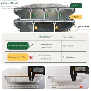 거북이 유압 막대와 프리미엄 야외 방수 부식 방지 물고기 수영장 갑판 알루미늄 합금 커버 플레이트 - Product Image 5