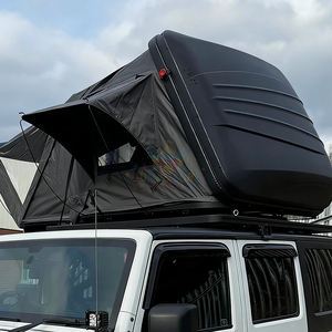 Grande tente de toit pliable à coque rigide, portable, avec sac de rangement pour voiture, en tissu Oxford imperméable, en aluminium, pour 2 à 4 personnes - Product Image 4