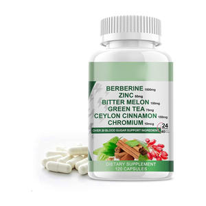 Suplemen Berberine dengan Kayu Manis Ceylon - Berberine 1500mg Mengaktifkan GLP-1 Kapsul Berberine HCL - Product Image 1