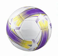 Ballon de football de taille 5 officiel, personnalisé, durable, imperméable, antidérapant, résistant à l'usure, pour l'entraînement quotidien des adultes