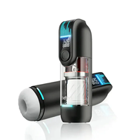 Godet Masturbateur Intelligent et Rétractable à Rotation et Aspiration, Sensation Réaliste, Jouet Sexuel pour Adultes