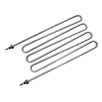 Chauffe-eau électrique tubulaire en acier inoxydable SUS304 SUS 316 SUS321 Incoloy Titane 110V 220V 1500W 2500W pour four