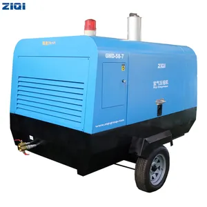 Best Selling Products 2023 12 Bar Excel Diesel Cement Drilling Rig Direct Driven Air Compressor 250cfm With Best Service