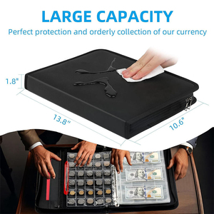 สมุดสะสมเหรียญกันไฟ YY แบบพกพา 300 ช่อง สำหรับนักสะสม - Product Image 2