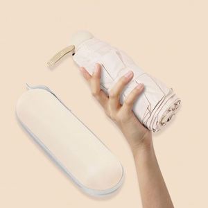 Sombrilla Plegable Portátil Mini con Protección UV y Refugio, Tipo Cápsula - Product Image 2