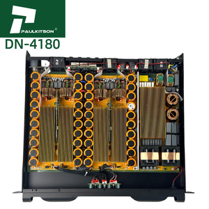 Amplificatore di Potenza Professionale Paulkitson DN4180 Classe D 4x1800W per Palco, 4 Ohm, in Metallo, per Altoparlanti e Apparecchiature Audio - Product Image 2