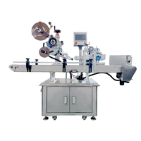 Machine d'étiquetage d'angle de boîte automatique, petite machine d'étiquetage de scellage d'angle de carton avec imprimante tampon
