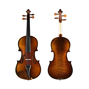Fabrik Großhandel Brown Kontrabass Beliebte Sperrholz Violine für Anfänger