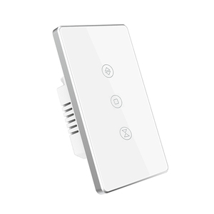 Interruptor de Pared Inteligente CHAOYI con Marco de Aluminio, Estándar Estadounidense 118, Solución para Hogar Inteligente con Wifi Tuya, Control Remoto para Ventilador y Cortinas, para Luz y Ventilador - Product Image 3