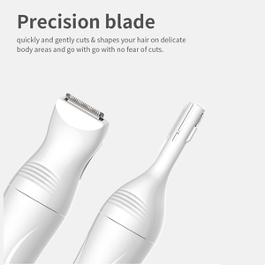 Portable électrique dame rasoir indolore épilateur pour visage lèvres supérieures <span class=keywords><strong>menton</strong></span> pêche Fuzz - Product Image 4