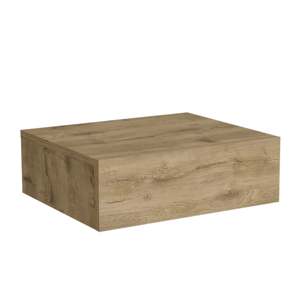 Milano Floating Nightstand Macadamia Wall Mounted With <b>Drawer</b> Bedroom <b>Side</b> Table - Product Image 2