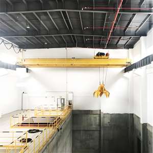 <b>Grab</b> Bucket Crane 5T 10T 20T QZ Type Double Beam Bridge Crane for Waste Material Handling - Product Image 1