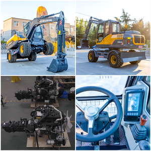 Envío Gratis, CE, Movimiento Rápido Entre Obras, Excavadora de Ruedas Mobilbagger de 4 a 15 Toneladas con Motor World Engine en Venta - Product Image 2