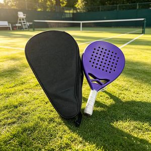 Venta al por mayor de raqueta de tenis de fibra de carbono con diseño de pala de paleta logotipo personalizado EVA agarre madera/acero del fabricante de China - Product Image 6