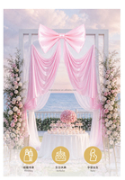 Meilleures ventes : Grands ornements en forme de nœud pour décoration de fenêtre de mariage, idéal pour la mise en scène de festivals et de fêtes, et la décoration de mariage
