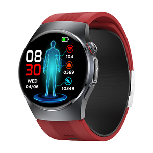 <span class=keywords><strong>Montre</strong></span> connectée S201 NFC pour hommes, écran AMOLED rond de 1,56 pouce, appels, sport, fitness, surveillance de la santé (ECG, pression artérielle, pompe à air) - Product Image 1