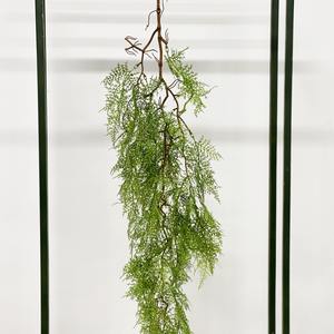 Mosto Hanging Mist Wedding Hall Caja decorativa de plantación de seda verde Techo de Navidad Colgando Flores artificiales Venta al por mayor Falso - Product Image 4