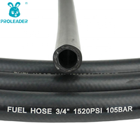 Tuyau flexible en caoutchouc résistant au diesel, au gaz, au mazout, au gazole, à l'air, à l'eau, à l'essence, avec armature en fil d'acier tressé pour pompe à carburant