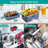 Boîte à déjeuner électrique 60W 1.8L 110V 220V 12V 24V ensemble de bouteilles sous vide à Double paroi en acier inoxydable