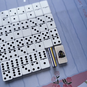 Set di Domino Personalizzato in Acrilico, Doppio Sei 6 Nove con Blocchi Domino di Diverse Dimensioni per Giochi da Tavolo da Casinò - Product Image 3