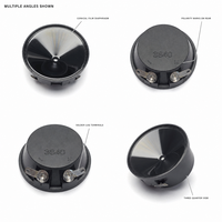 Haut-parleur piézoélectrique ultrasonique 38 mm 20 kHz 88 dB étanche en film noir ABS pour appareils électroménagers, alarmes et dispositifs de détection de sécurité