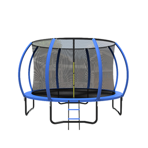 <span class=keywords><strong>Trampoline</strong></span> d'extérieur multi-générations Zoshine avec <span class=keywords><strong>poteaux</strong></span> de soutien incurvés et échelle d'accès sécurisée, idéal pour le saut quotidien en toute sécurité - Product Image 2