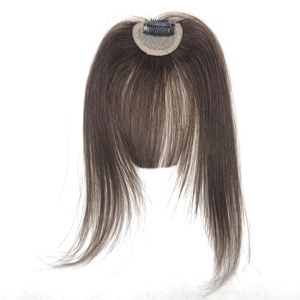 LLBeauty Ingrosso Frangia 3D in Capelli Umani Vergini Remy al 100% con Effetto Naturale, Frangia Corta e Voluminosa, Stile Donna - Product Image 1