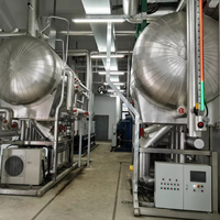 Chambre froide industrielle commerciale de grande capacité avec unité de condensation à compresseur à vis pour entrepôt de viande et de produits alimentaires