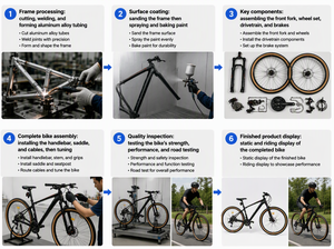 Vélo VTT Adulte d'Usine 24 Vitesses, Frein à Disque, Jantes en Acier et Alliage d'Aluminium, 27,5 Pouces - Product Image 2