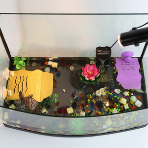 NOMOYPET-plataforma flotante para escalada y bastidor, Tortuga <span class=keywords><strong>de</strong></span> plástico <span class=keywords><strong>de</strong></span> gran tamaño, <span class=keywords><strong>Isla</strong></span> <span class=keywords><strong>de</strong></span> bastidor, gran oferta - Product Image 4