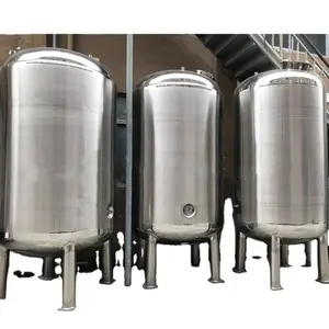 Customized Hygienic Storage Equipment With Manhole Cleaning Ball Milk Hot Water Oil Liquid Sanitary Storage Tank
