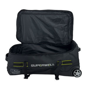 Bolsa de lona con ruedas de viaje al aire libre de <span class=keywords><strong>70L</strong></span> con ruedas, equipaje de carrito deportivo negro grande personalizado para hombres - Product Image 5