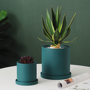Pot de fleurs en <span class=keywords><strong>céramique</strong></span> moderne, design nordique, bassin de décoration d'<span class=keywords><strong>extérieur</strong></span> <span class=keywords><strong>cactus</strong></span>, mini pots de fleurs, mat et pur - Product Image 3
