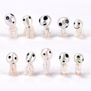Micro paesaggio resina mini decorazione del giardino luce notturna elfo incandescente alien anime ornamenti in miniatura fai da te - Product Image 1