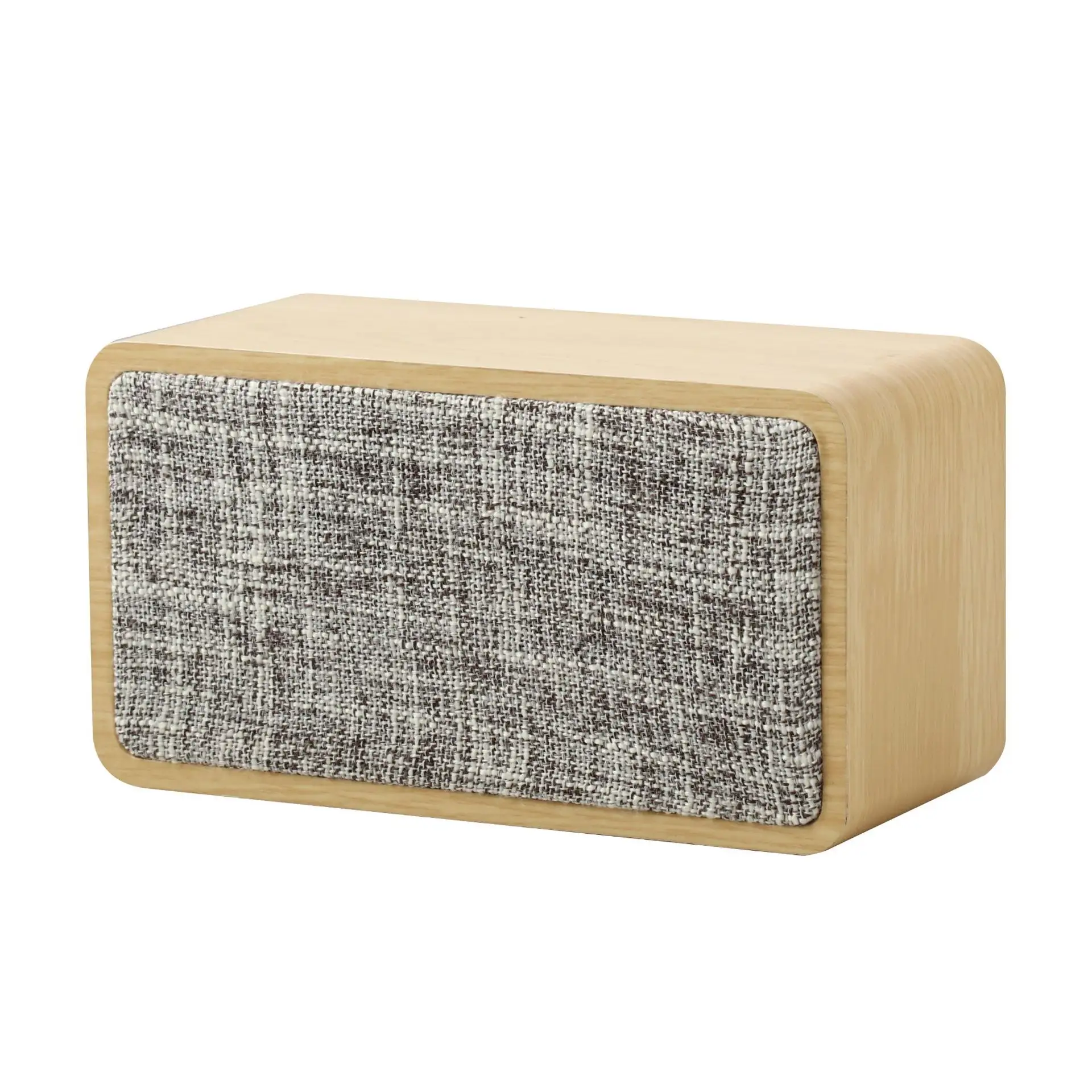 High Quality Wooden Fabric Wireless Portable Wireless Wood Speaker Without Cable
