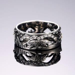 <b>Polar</b> <b>Bear</b> Ring Women Men Vintage Copper Animal Design Open Adjustable Fashion Statement Jewelry Unisex Ring - Product Image 3